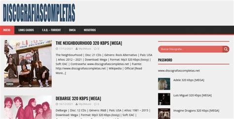 Páginas para descargar discografías completas por mega【2024.
